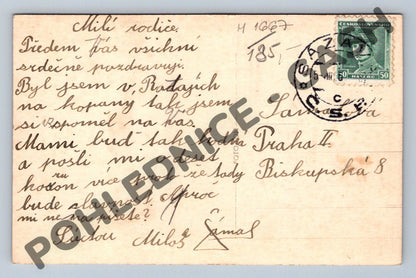 Pohlednice Rataje nad Sázavou hrad ČB (M1667)