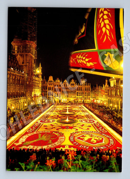 Pohlednice Brusel Grand Place květinový koberec 1994 (M16670)