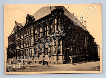 Pohlednice Gent radnice stadhuis Belgie (M16671)