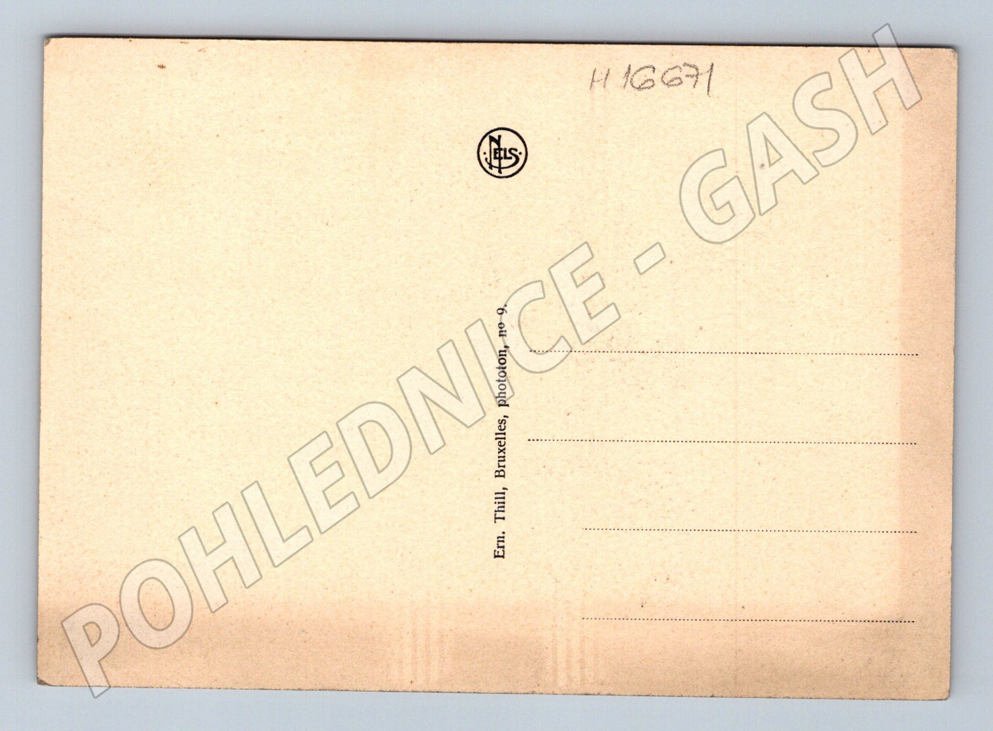 Pohlednice Gent radnice stadhuis Belgie (M16671)
