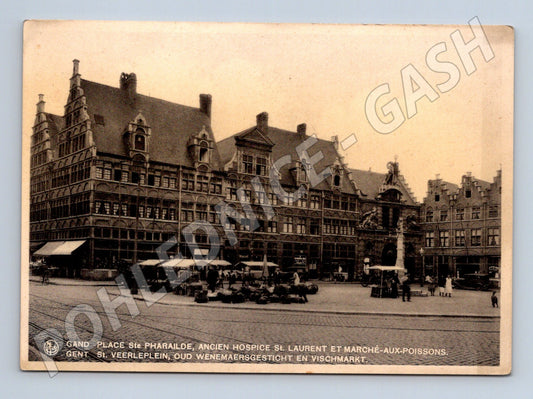 Pohlednice Gent Place Ste Pharaïlde Belgie (M16672)