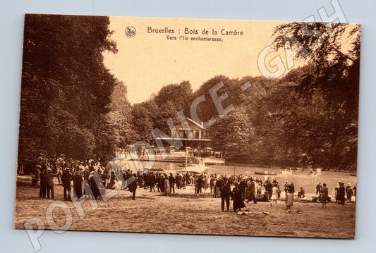 Pohlednice Bruxelles Bois de la Cambre sepia (M16679)