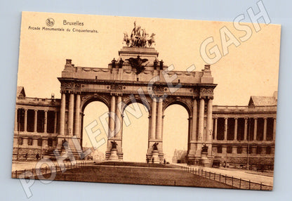 Pohlednice Brusel Cinquantenaire arcade monumentale (M16680)