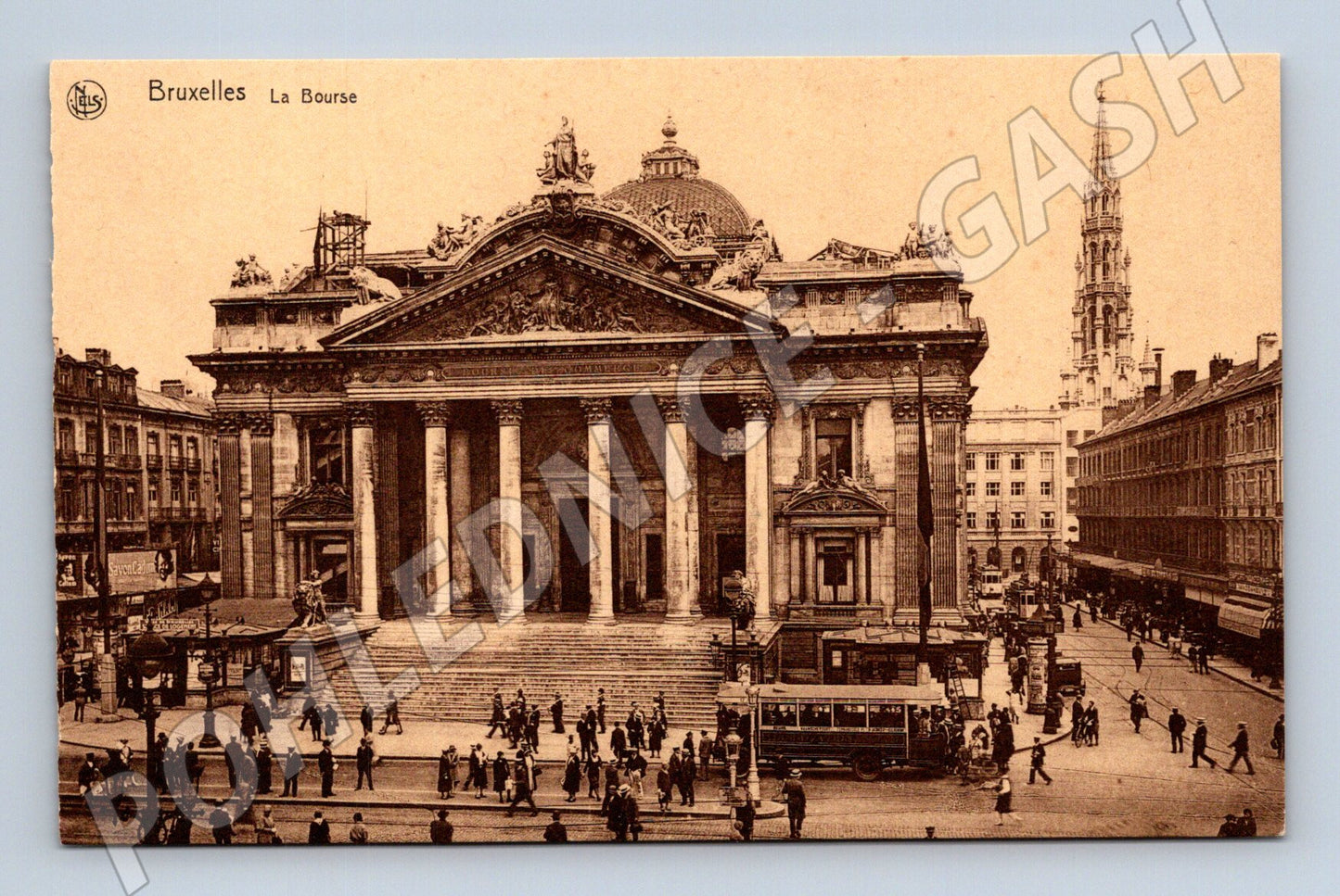 Pohlednice Brusel La Bourse Belgie neprošlá (M16681)