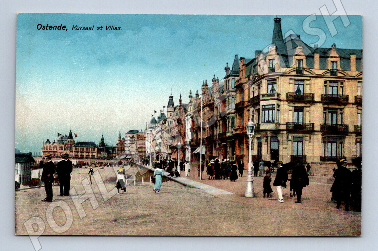 Pohlednice Ostende Kursaal et Villas Belgie (M16689)