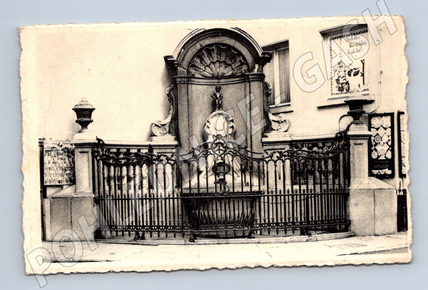 Pohlednice Belgie Manneken Pis 1958 zaslaná do ČSR (M16691)