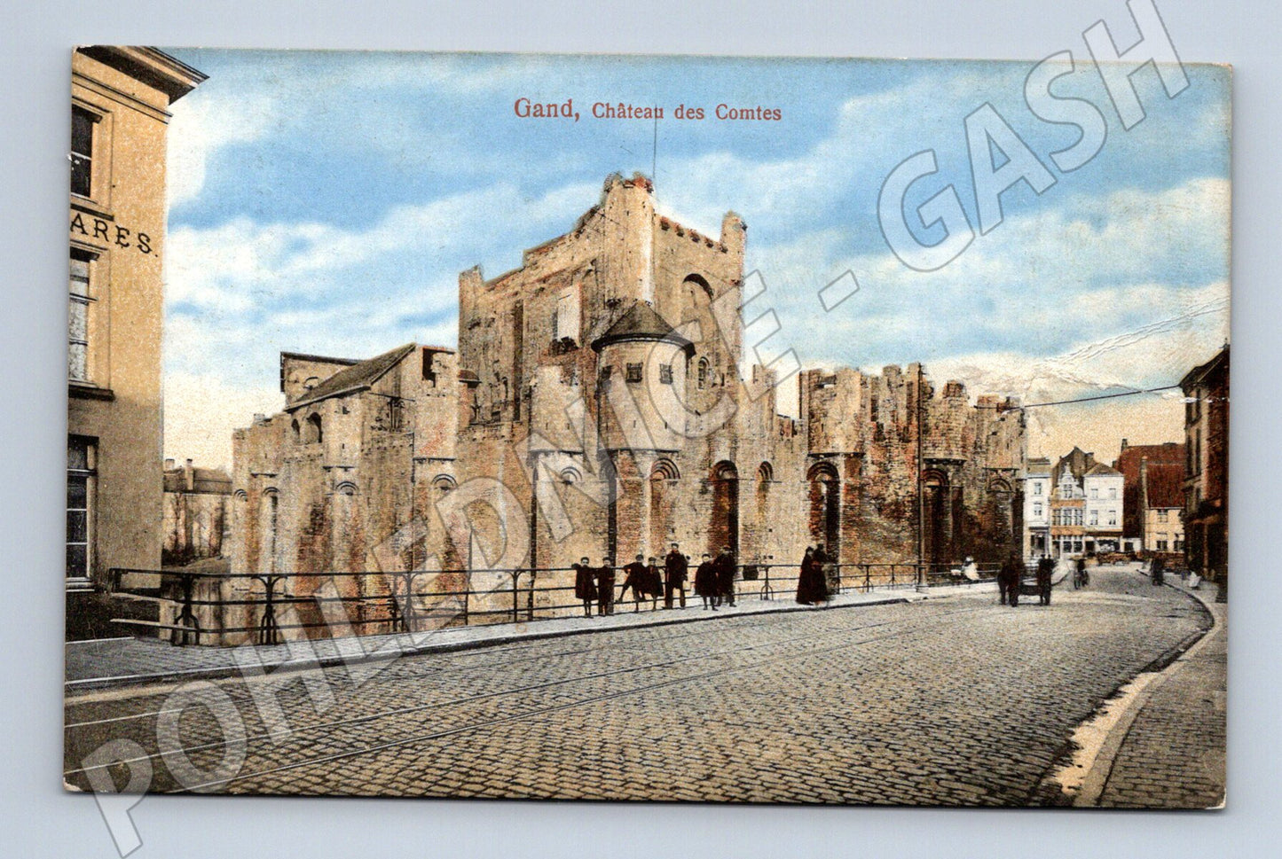 Pohlednice Ghent Château des Comtes hrad Belgie (M16695)