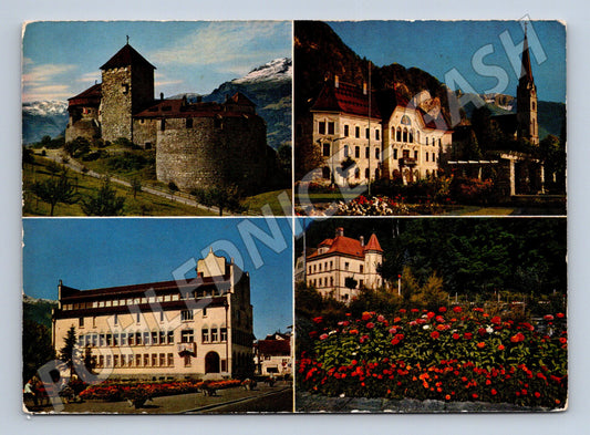 Pohlednice Vaduz více motivů 1969 razítkovaná (M16711)