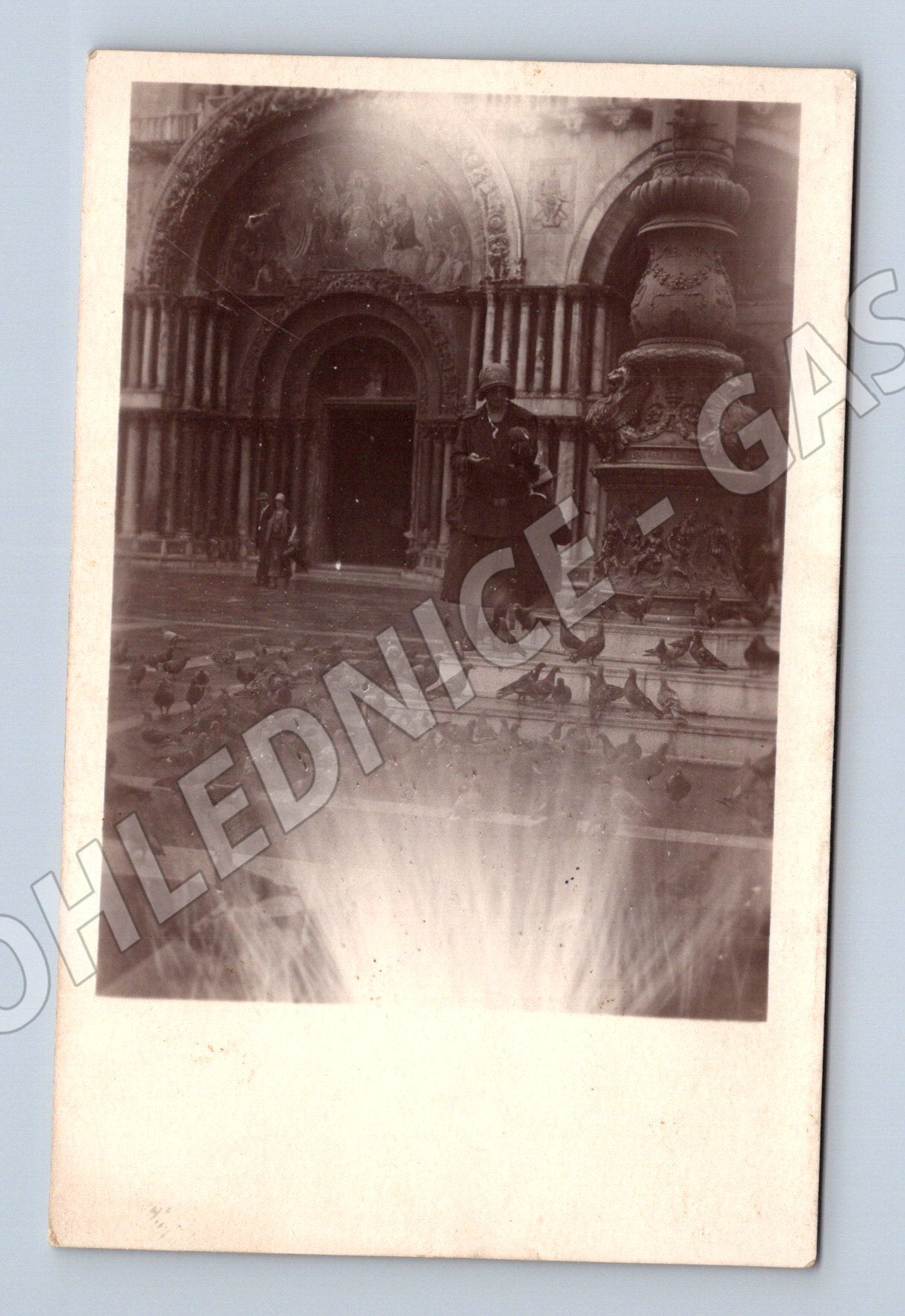 Pohlednice Benátky náměstí sv Marka 1924 (M16718)