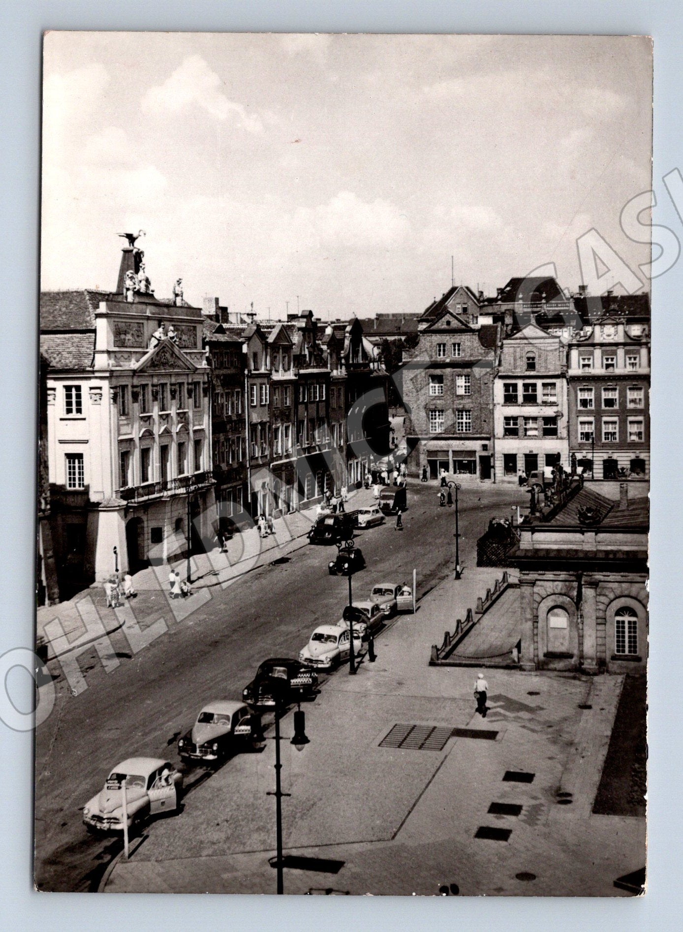 Pohlednice Poznań Stary Rynek Polsko historická (M16719)