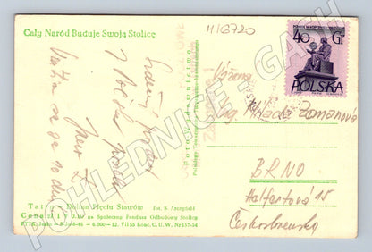 Pohlednice Tatry Dolina Pěti Stawów ovce ČB (M16720)