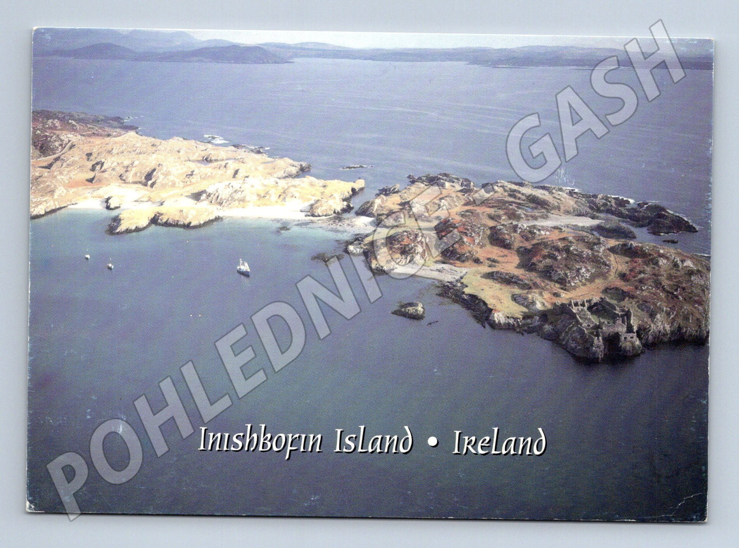 Pohlednice Inishbofin Island Irsko letecký pohled (M16731)