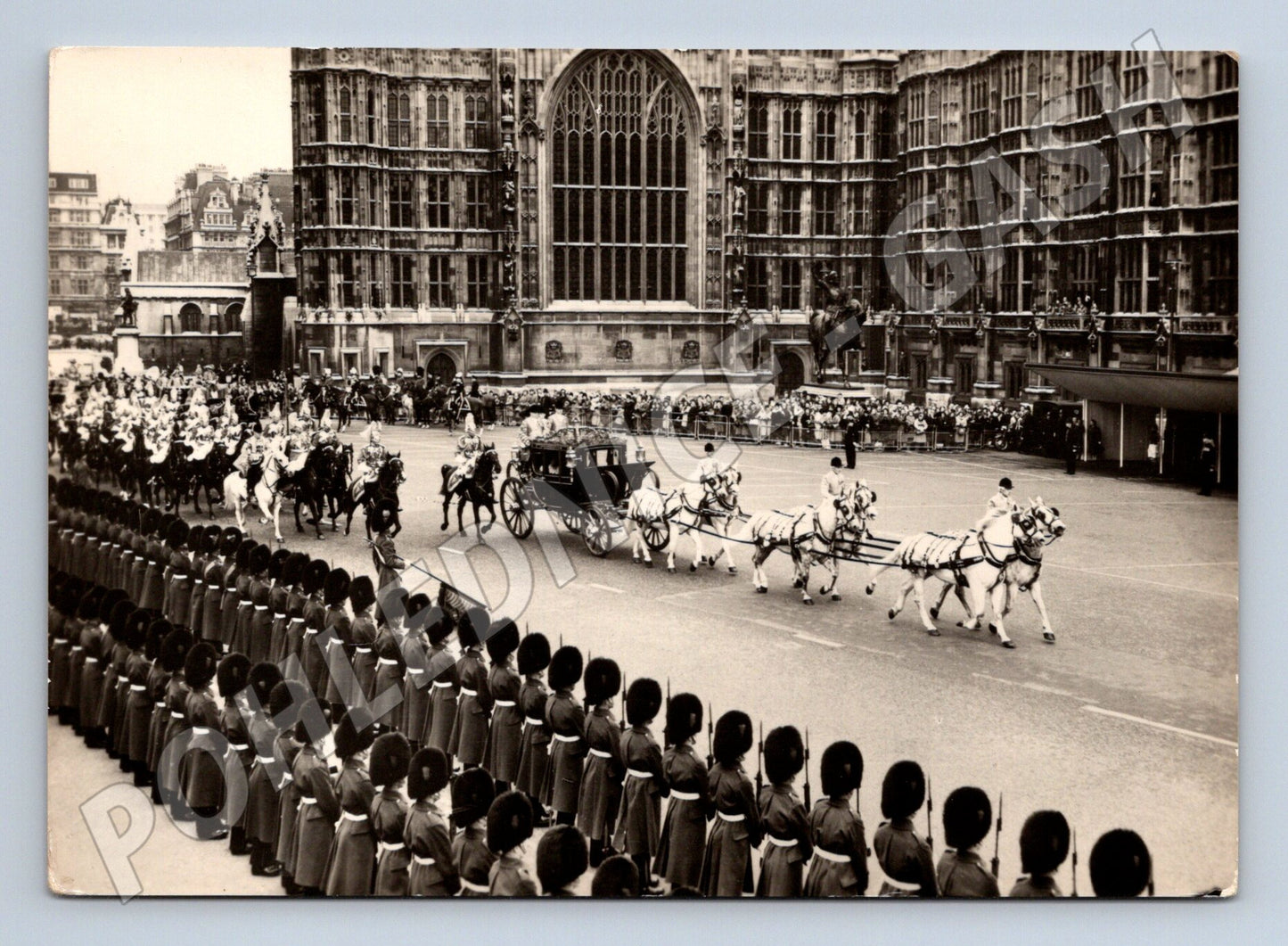 Pohlednice Londýn slavnost u parlamentu 1965 (M16738)