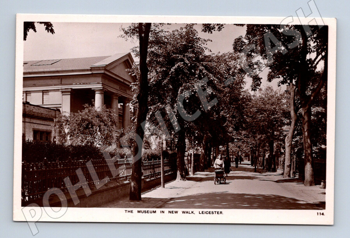 Pohlednice Leicester Museum in New Walk Británie neprošlá (M16745)