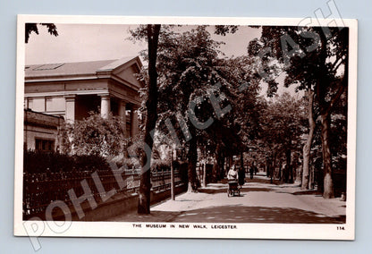Pohlednice Leicester Museum in New Walk Británie neprošlá (M16745)