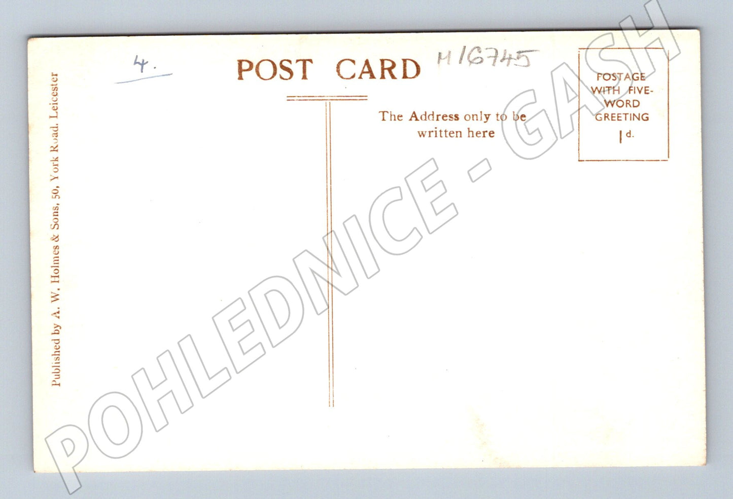 Pohlednice Leicester Museum in New Walk Británie neprošlá (M16745)