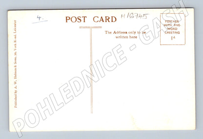 Pohlednice Leicester Museum in New Walk Británie neprošlá (M16745)