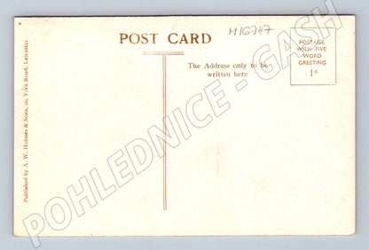 Pohlednice Leicester Roman Wall a Abbey Park Anglie (M16747)