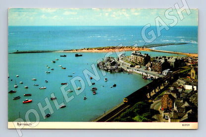 Pohlednice Barmouth přístav lodě most Velká Británie (M16752)