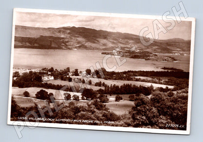 Pohlednice Luss Loch Lomond Skotsko 1959 (M16761)