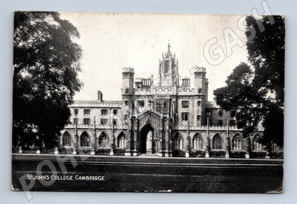 Pohlednice Cambridge St John s College 1922 Velká Británie (M16766)