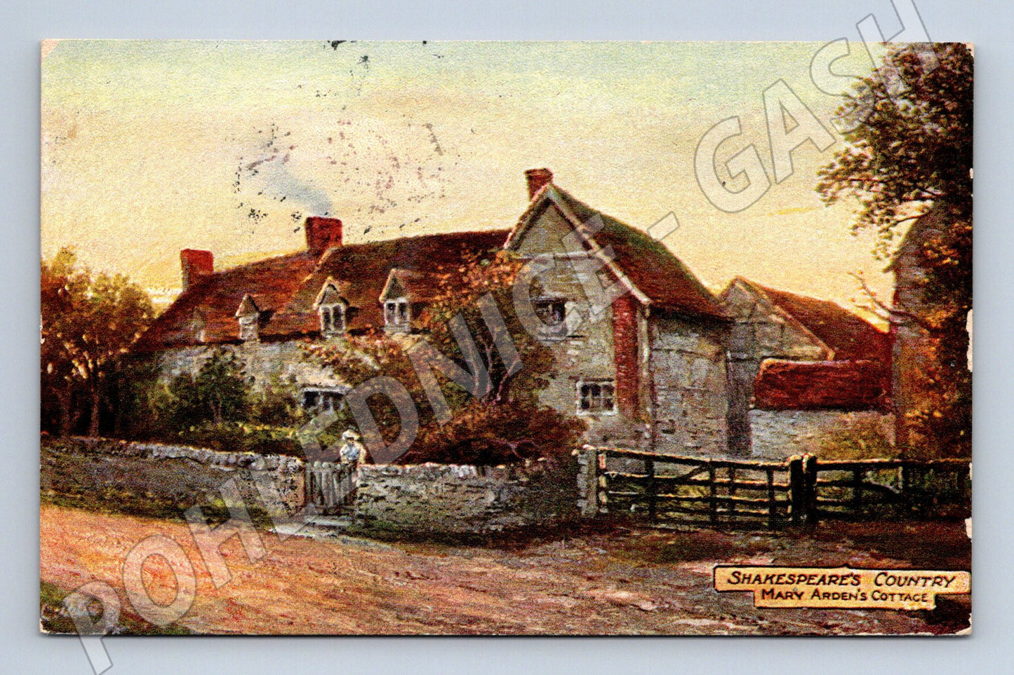 Pohlednice Shakespeare s Country Mary Arden s Cottage 1906 (M16778)