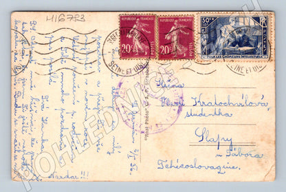 Pohlednice Saint Germain en Laye jardin anglais Francie 1936 (M16783)