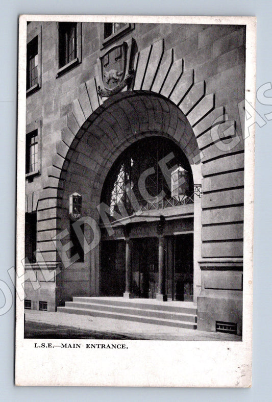 Pohlednice Londýn L S E hlavní vstup stará (M16784)
