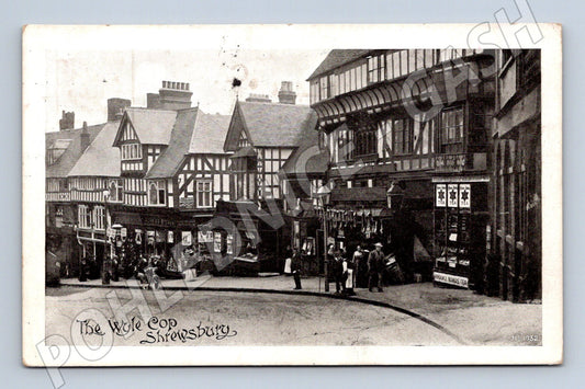 Pohlednice Shrewsbury The Wyle Cop Anglie historická ulice (M16789)