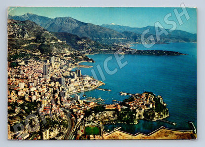 Pohlednice Monako letecký pohled 1972 odeslaná (M16792)