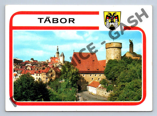 Pohlednice Tábor hrad Kotnov a centrum (M168)