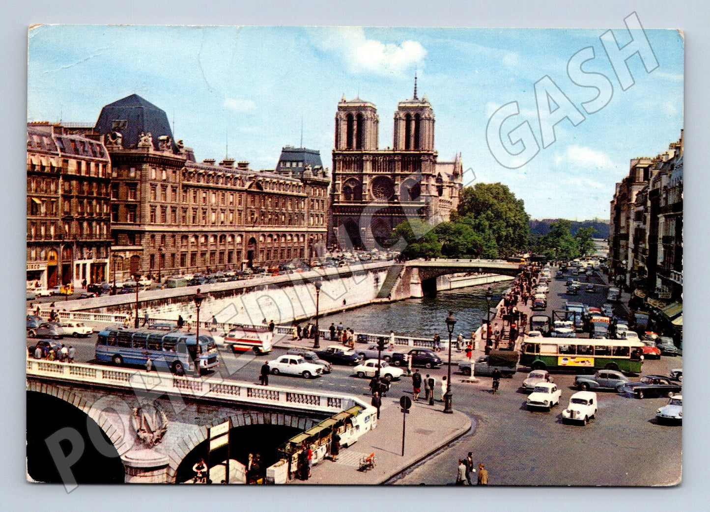 Pohlednice Paříž Notre Dame Pont Saint Michel 1965 (M16806)