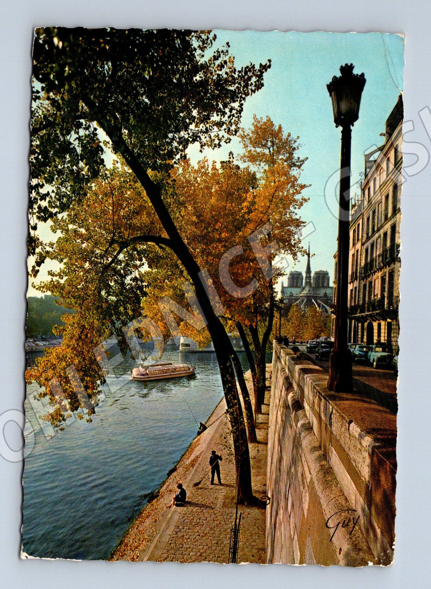 Pohlednice Paříž Île Saint Louis Notre Dame 1972 Francie (M16816)