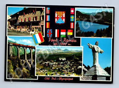 Pohlednice Font Romeu Pyreneje viadukt jezero Kristus (M16820)