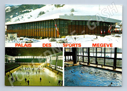 Pohlednice Megève Palais des Sports Francie sportovní komplex (M16821)