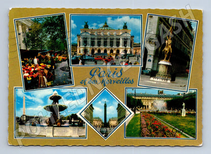Pohlednice Paris et ses merveilles 1973 více záběrů (M16824)