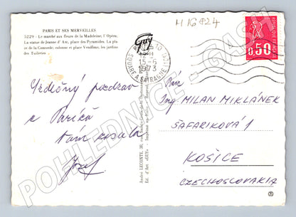 Pohlednice Paris et ses merveilles 1973 více záběrů (M16824)