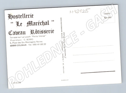 Pohlednice Colmar Hostellerie Le Maréchal Francie (M16825)