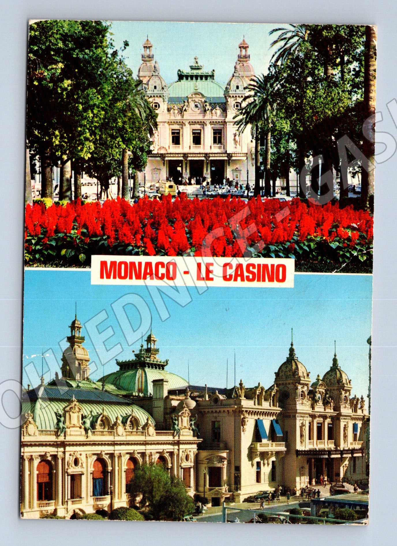 Pohlednice Monaco Le Casino 1981 se známkou (M16831)