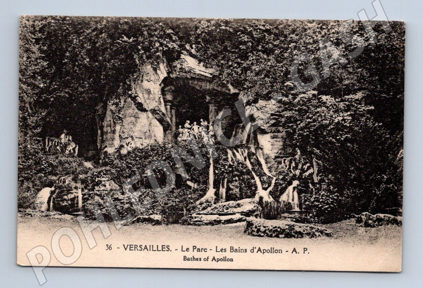Pohlednice Versailles Les Bains d’Apollon historická (M16856)