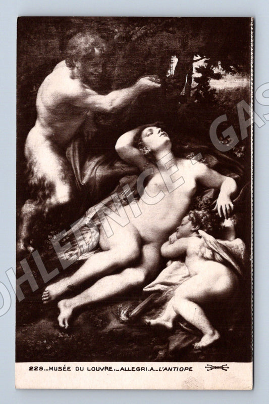 Pohlednice Louvre Allegoria L Antiope malířství (M16861)