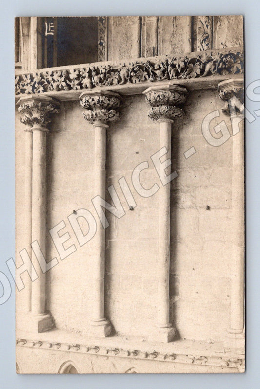 Pohlednice detail kamenné architektury hrad zámek (M16873)