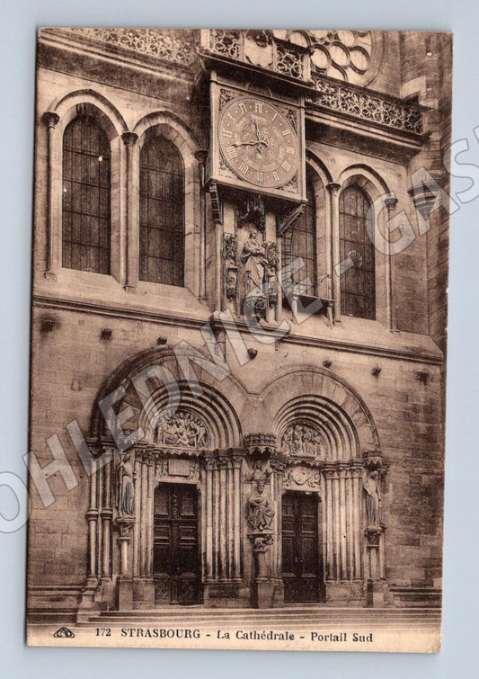 Pohlednice Štrasburk katedrála jižní portál (M16874)