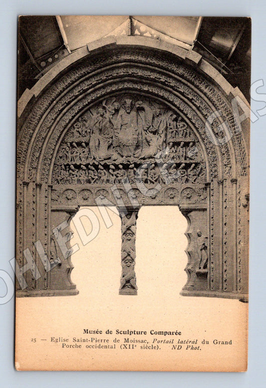 Pohlednice Moissac Saint Pierre portál 12 století (M16890)