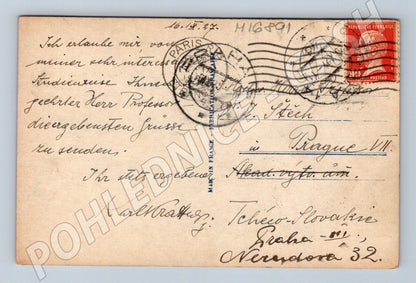 Pohlednice Avallon kostel St Lazare portál (M16891)