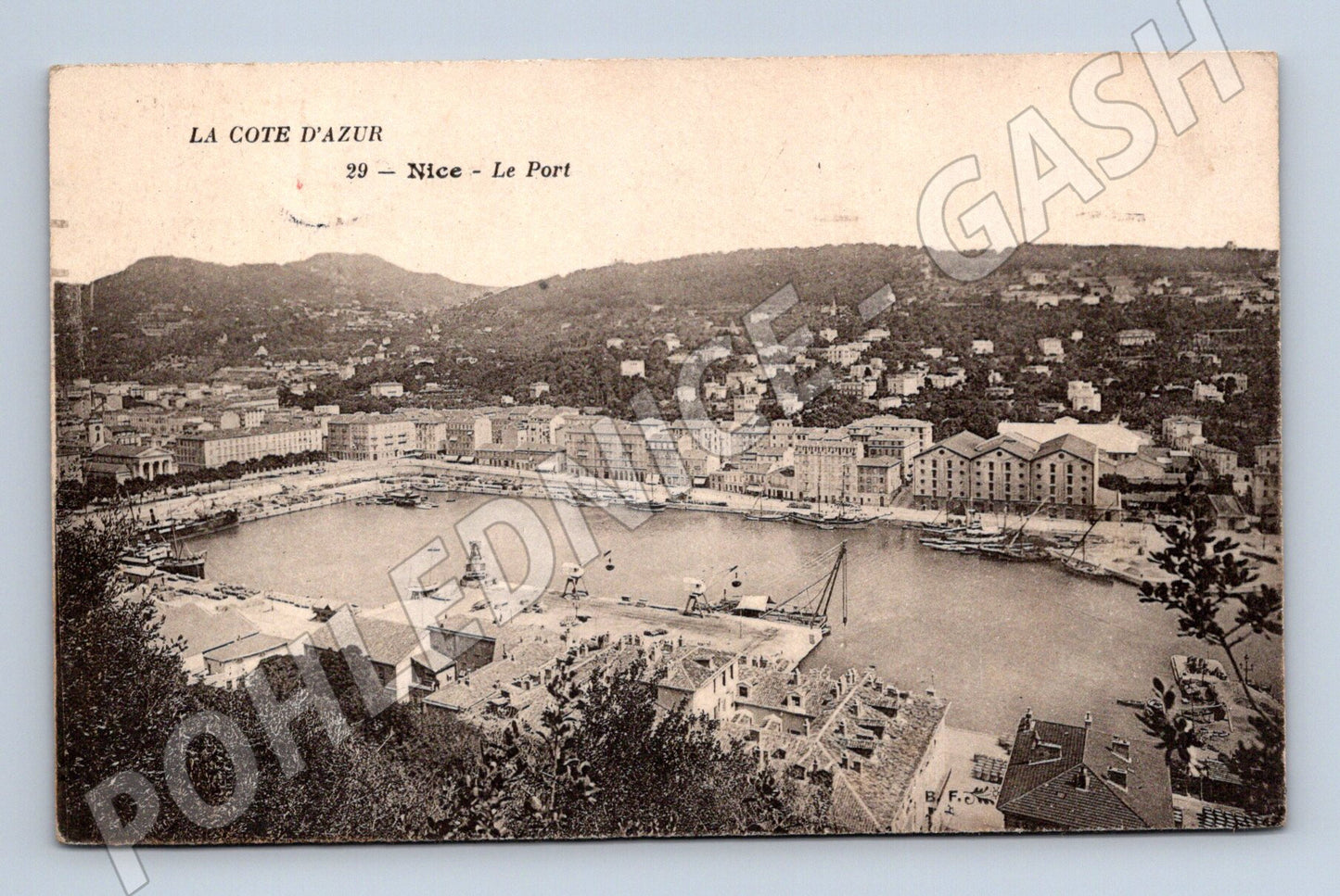 Pohlednice Nice přístav 1931 Côte d Azur (M16894)