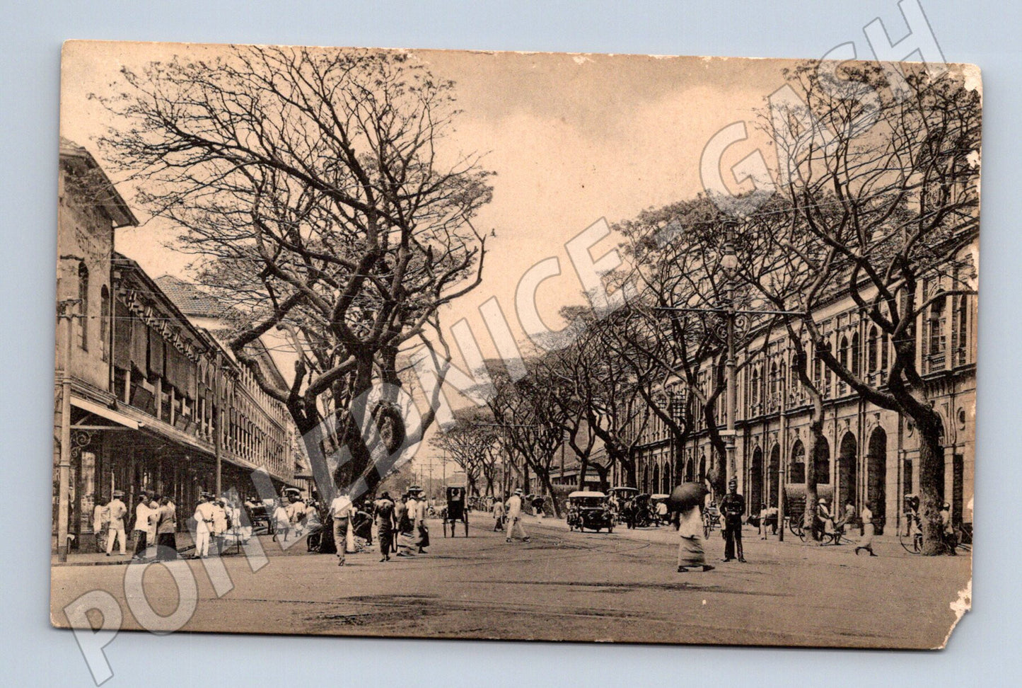 Pohlednice Colombo Srí Lanka rušná ulice (M16898)