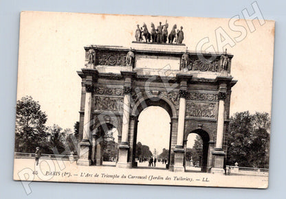 Pohlednice Paříž Arc du Carrousel Tuileries (M16910)