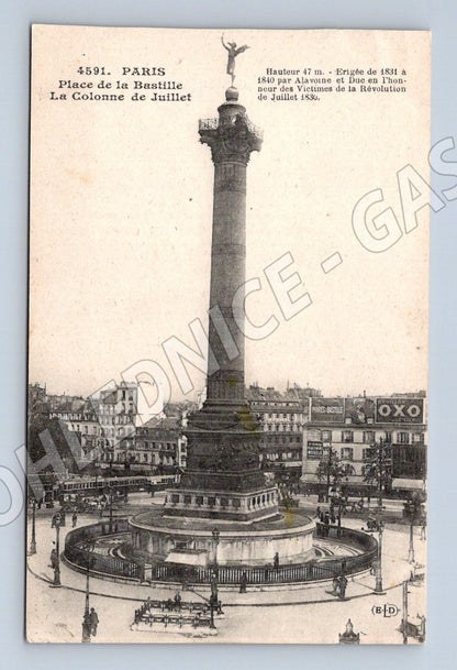 Pohlednice Paříž Place de la Bastille (M16913)