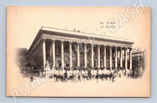 Pohlednice Paříž La Bourse historická (M16922)